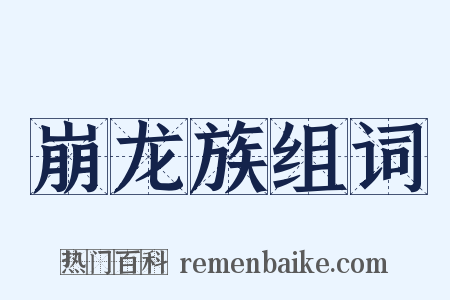 崩龙族组词是什么意思的图片